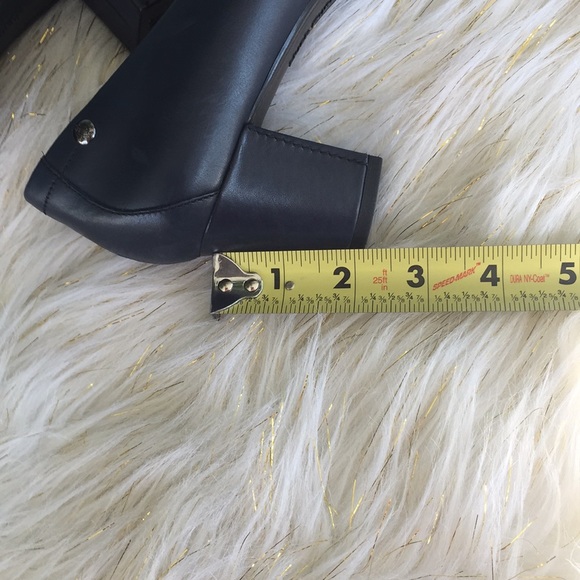 Hush Puppies Navy blue leather size 91/2 New - Picture 5 of 6